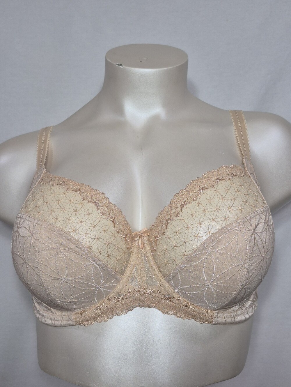 34GG Panache Emily 6101 Balconette Underwire Bra Beige